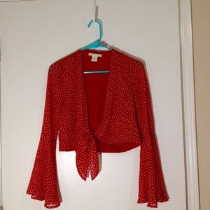 Front tie urban outfitter top